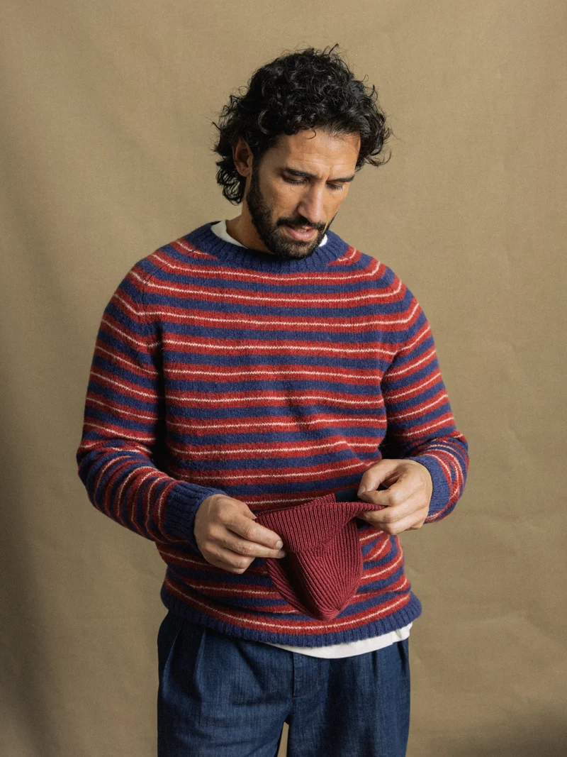 MMGCarlos Stripe Crew Neck Knit