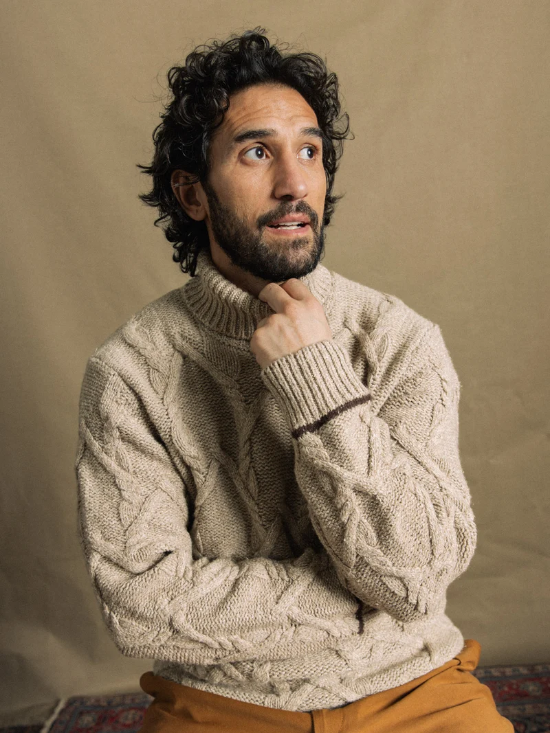 MMGBarnie Cable Rollneck Knit