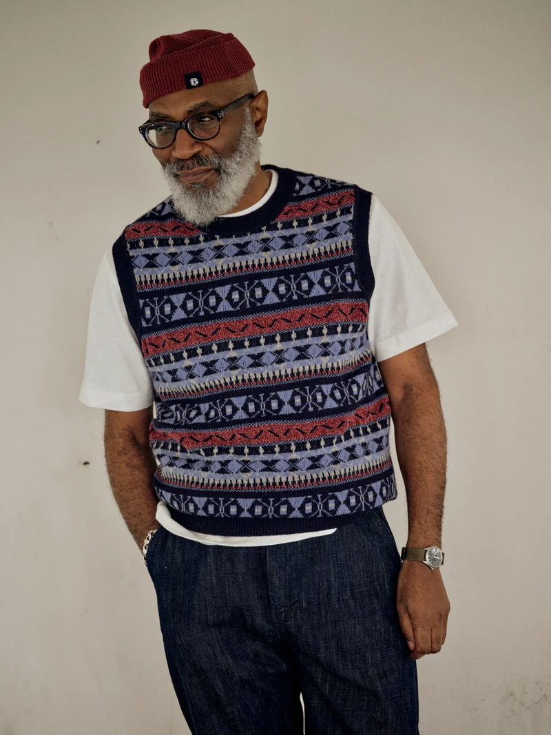 MMGPatterson Jacquard Vest Knit