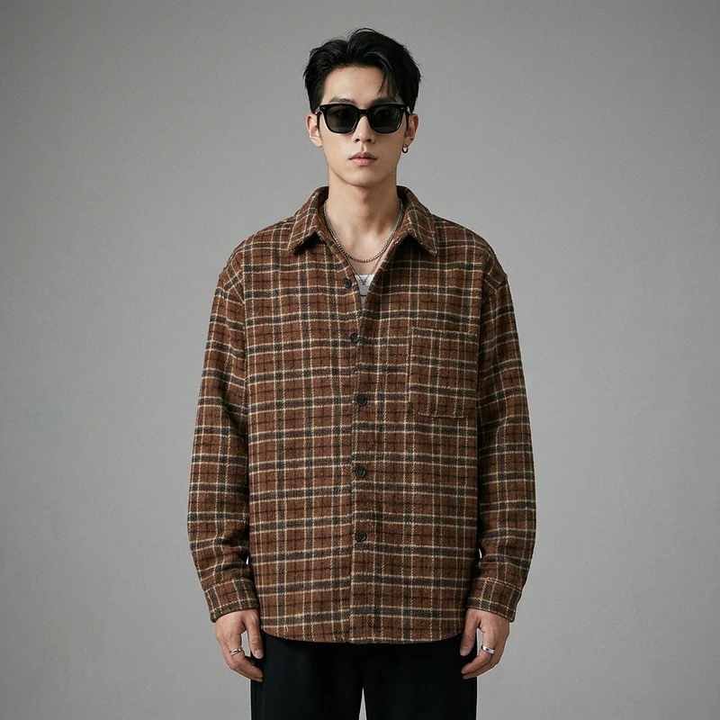 Surchemise Carreaux Oversize