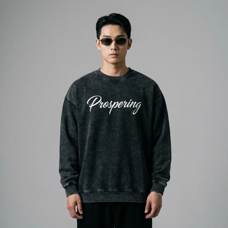 Sweat Oversize Imprimé Lettres