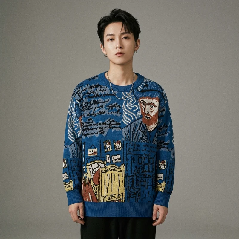 Pull Oversize Graffiti Unisexe