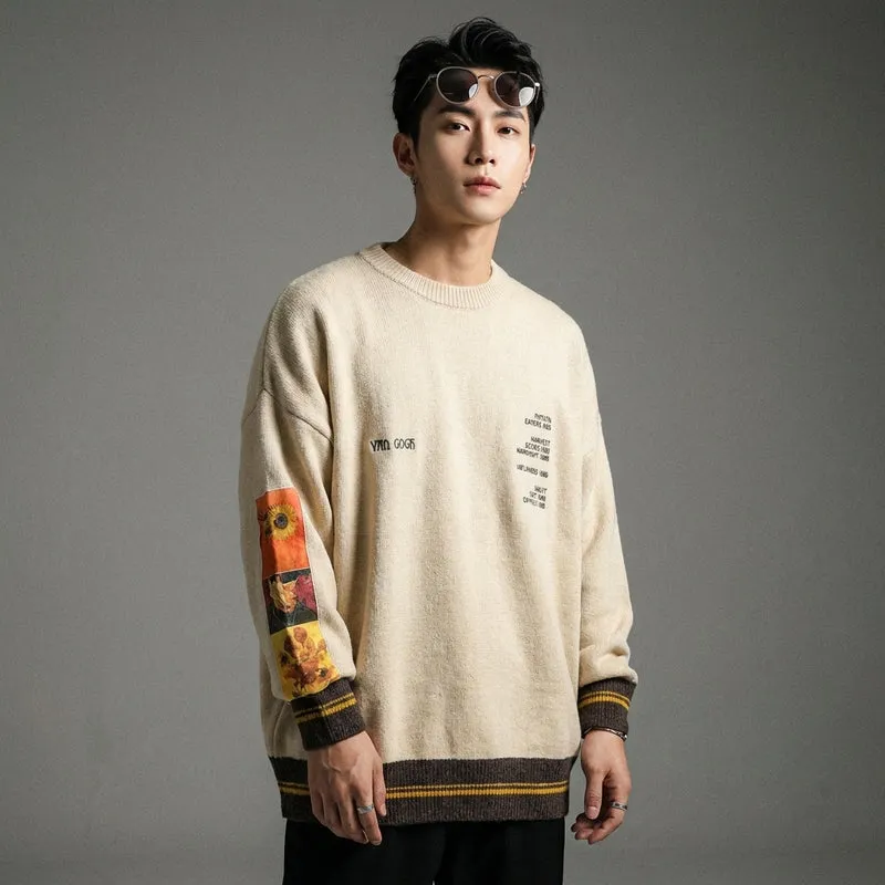 Pull Vintage Oversize Col Rond