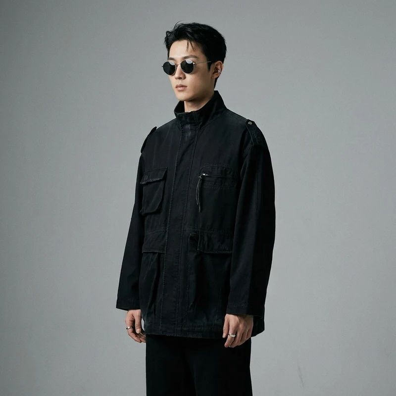 Veste Oversize Col Montant