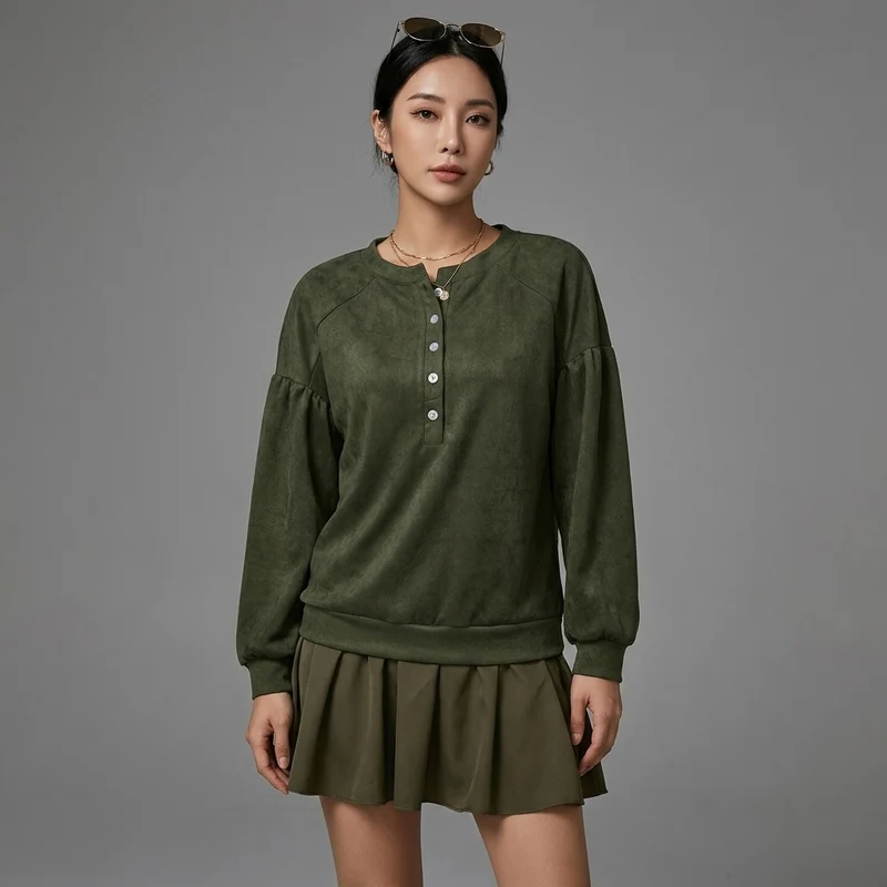 Robe Hoodie Militaire Chic