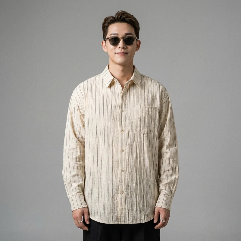 Chemise Rayée Décontractée