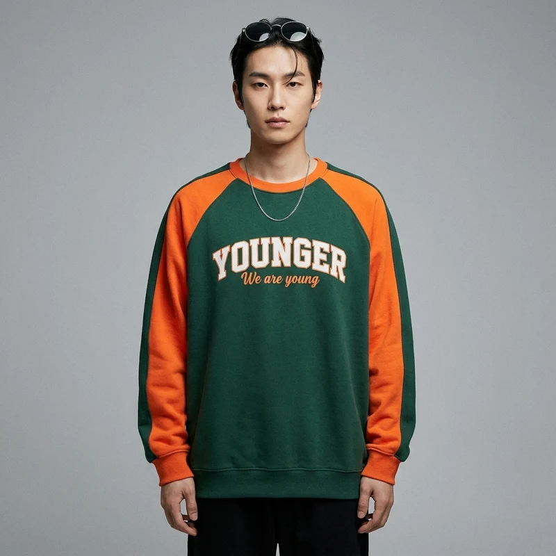 Sweat Polaire Lettres Streetwear