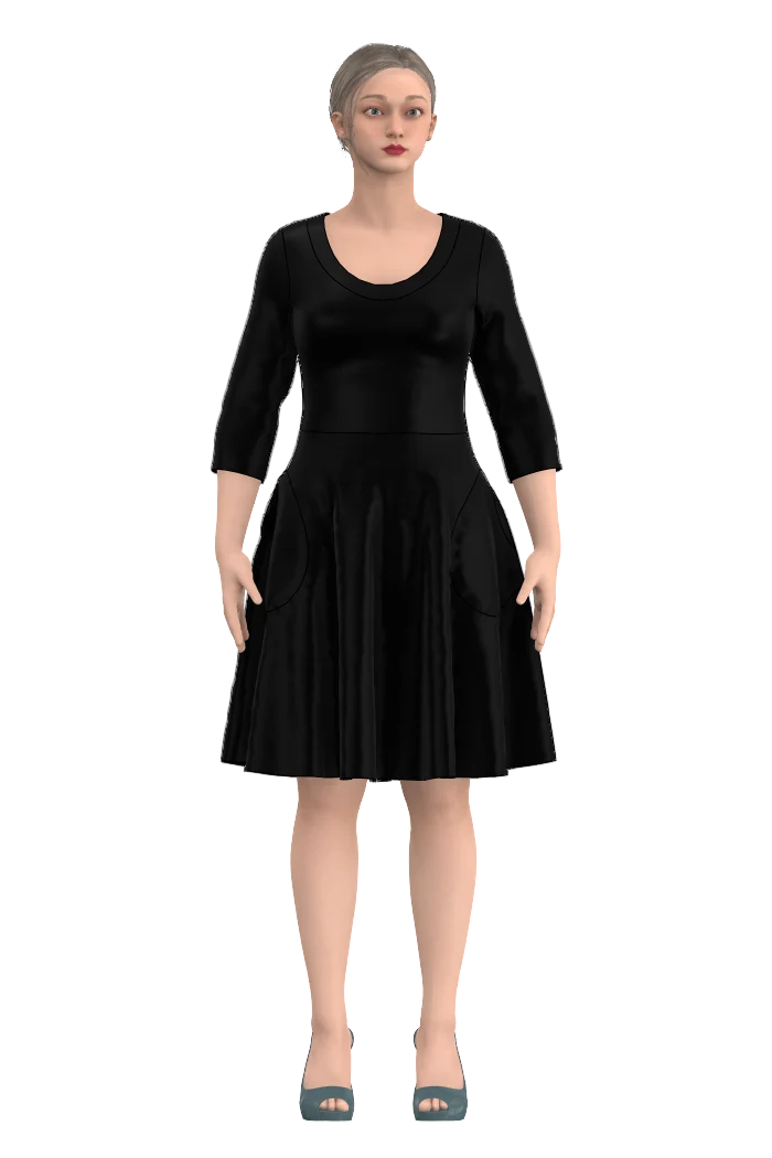 Klänning Stina - Black