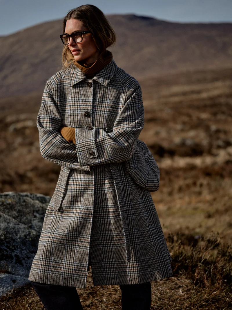 MMSelestine Check Coat