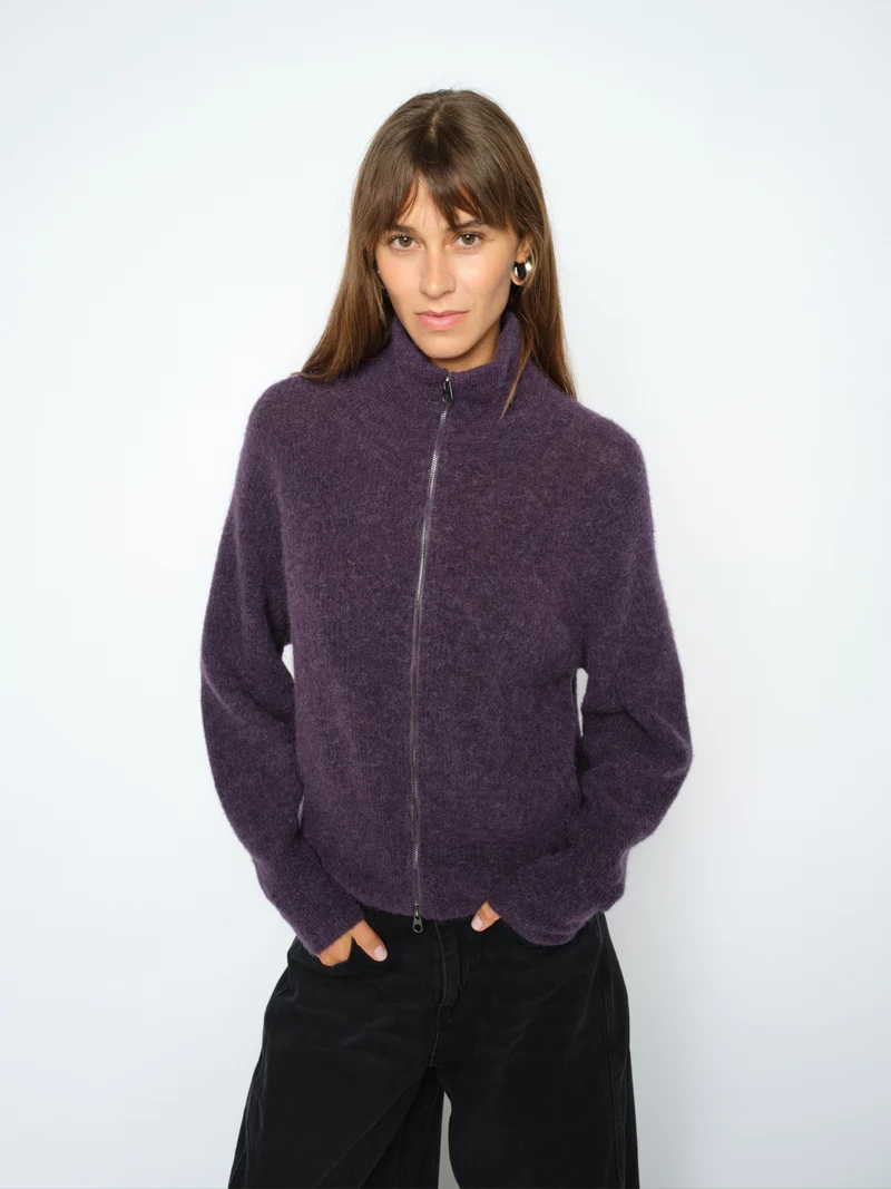 MMThora Knit Zip Cardigan