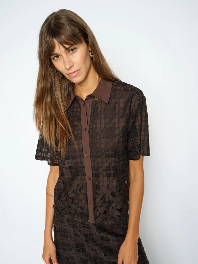 MMLia Checko Lace Shirt