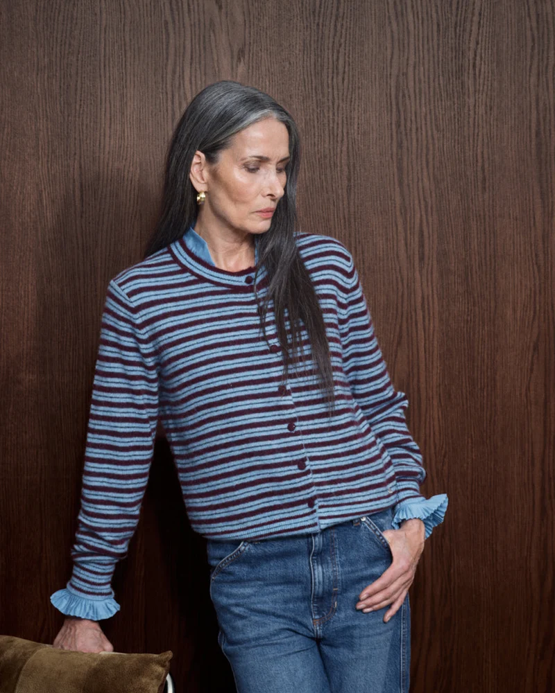 MMMilvi Stripe Cardigan
