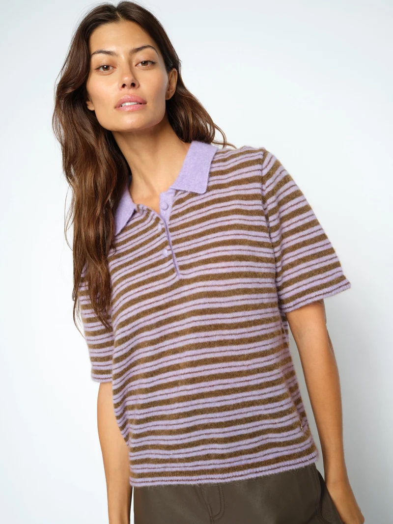 MMMilvi Stripe Polo knit