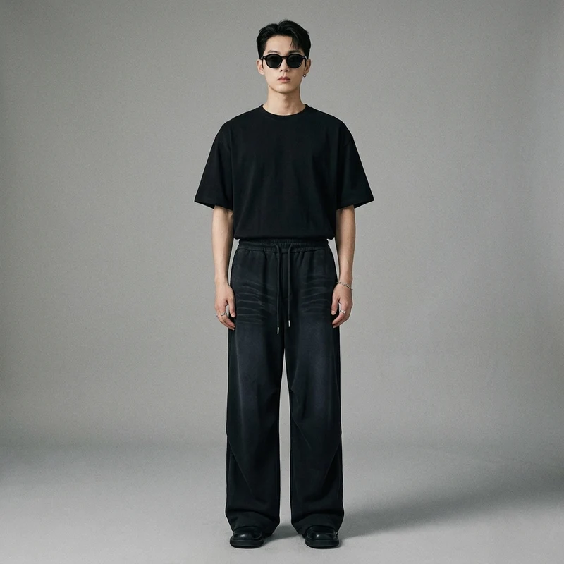 Pantalon de Jogging Large Streetwear