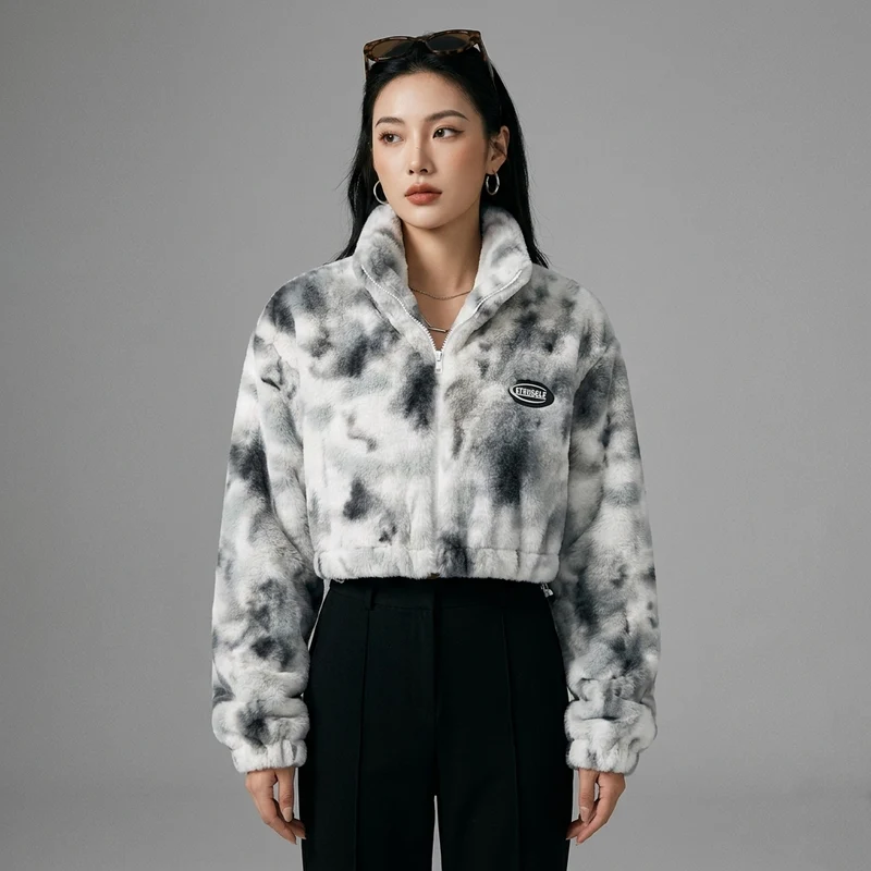 Veste Douce Tie-Dye Hiver