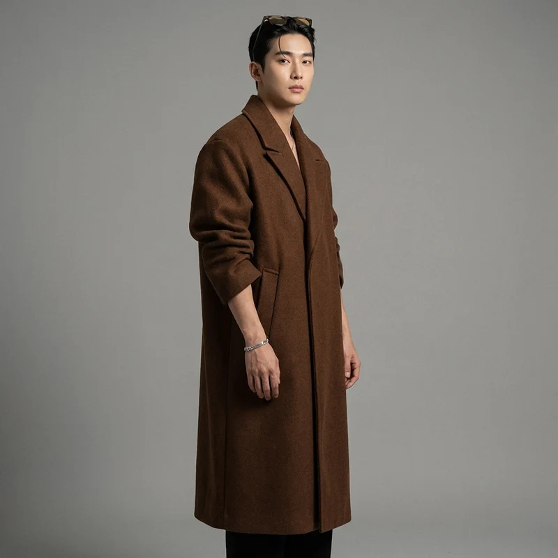 Manteau Long Minimaliste