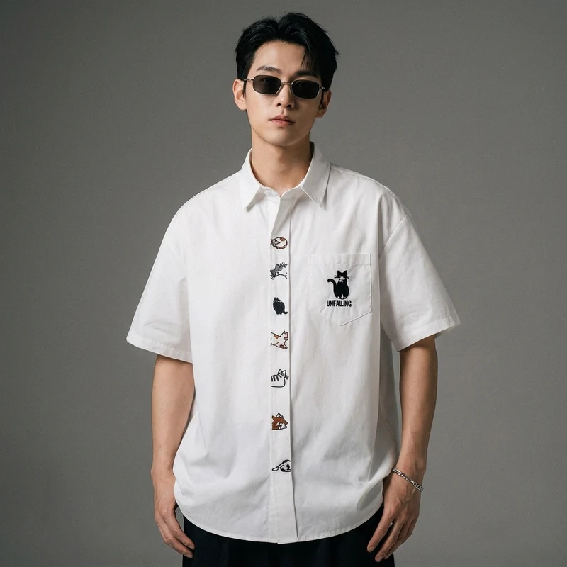Chemise Oversize Style Collège