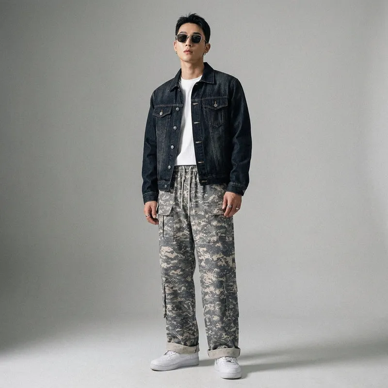 Pantalon Cargo Camouflage Streetwear