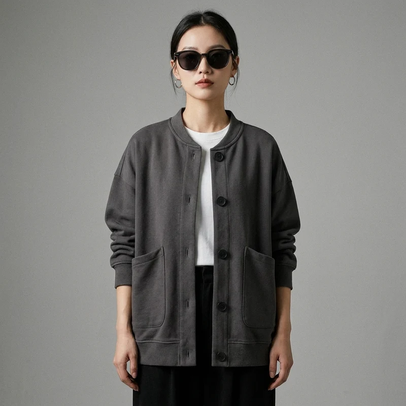 Veste en Maille Rétro