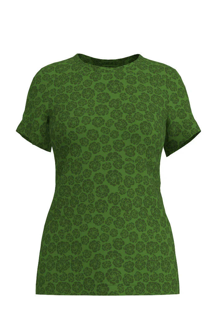 T-shirt Fanny - Bluestune green