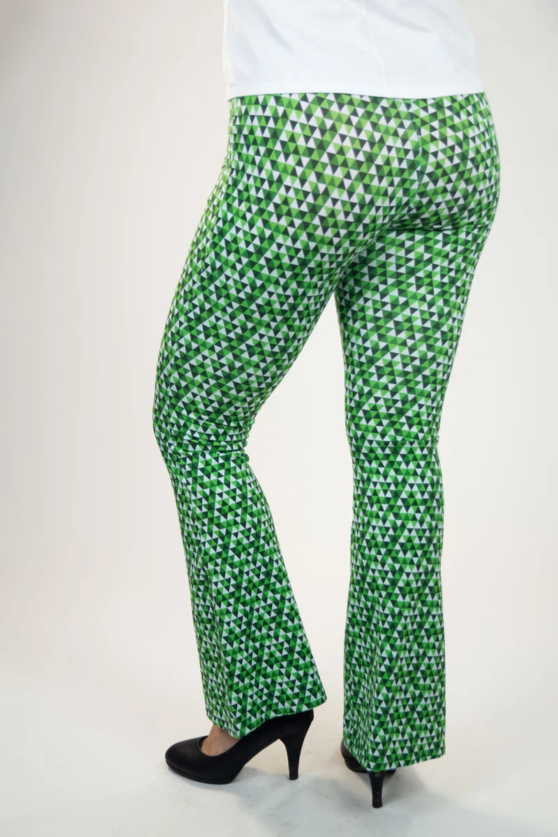 Linn bootcut - Shades of blues green