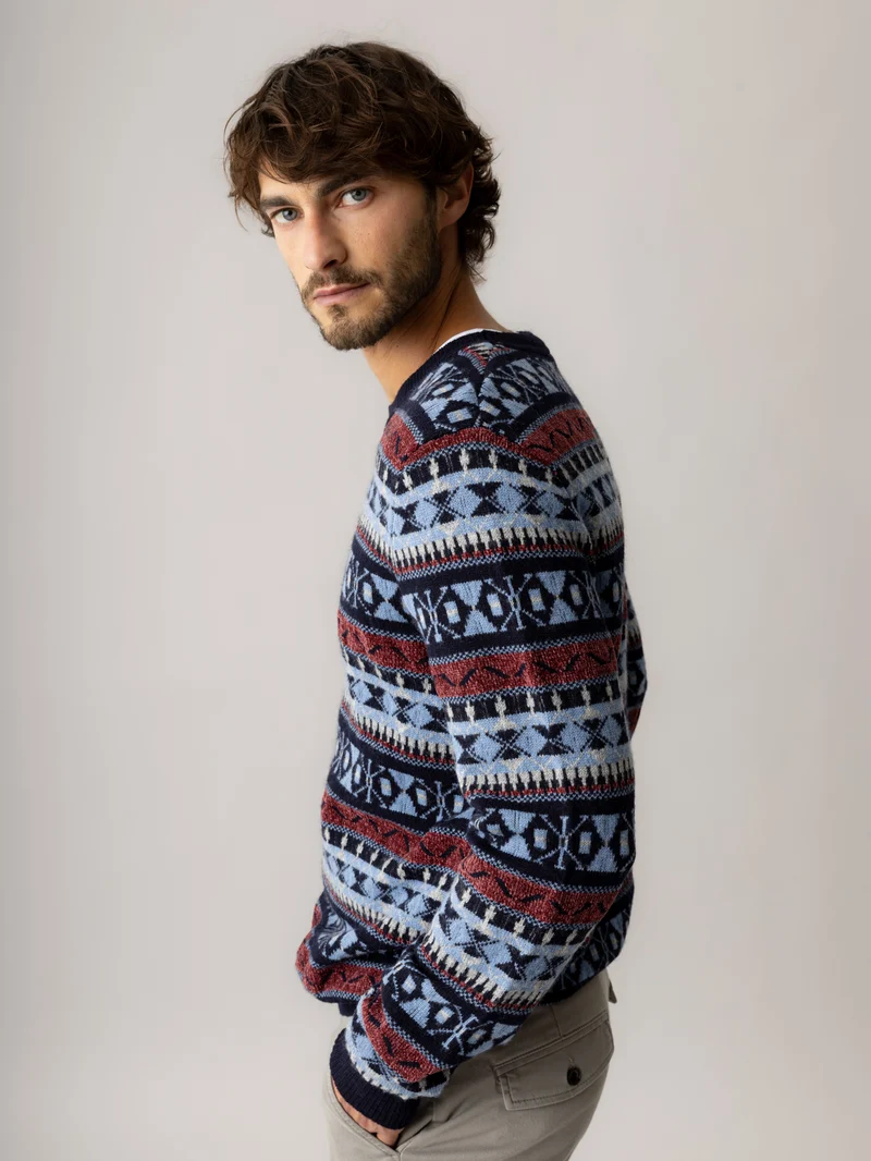 MMGPatterson Jacquard Crew Knit