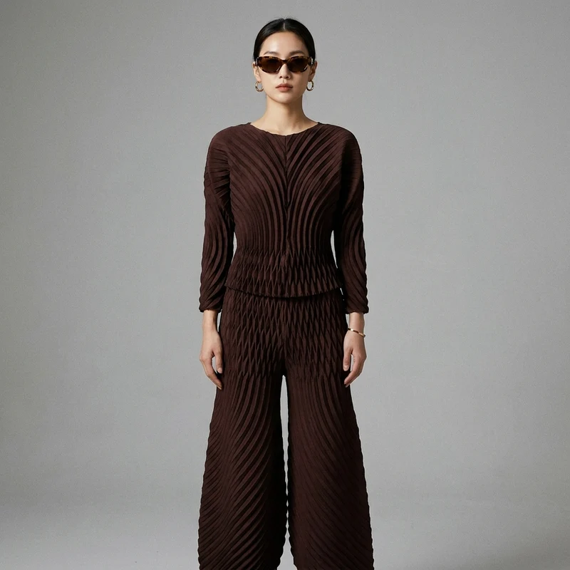 Ensemble Plissé Tendance
