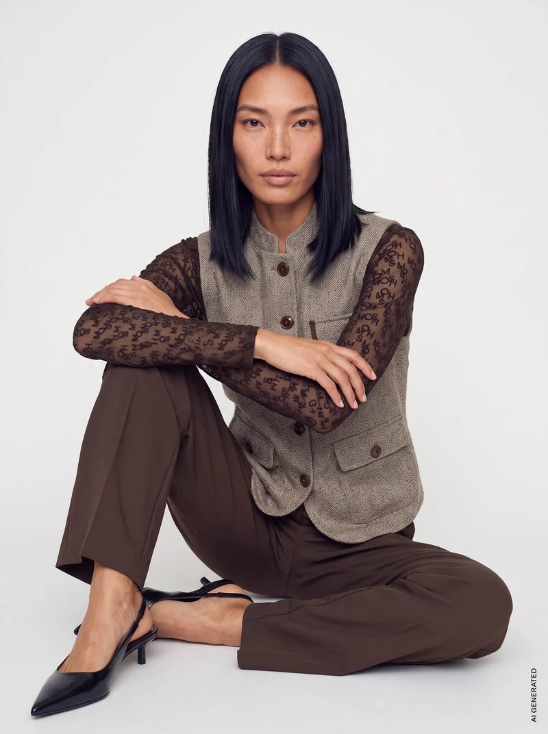 MMLoretta Mono Mesh Blouse