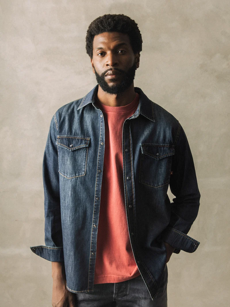 MMGDavid Snap Denim Shirt