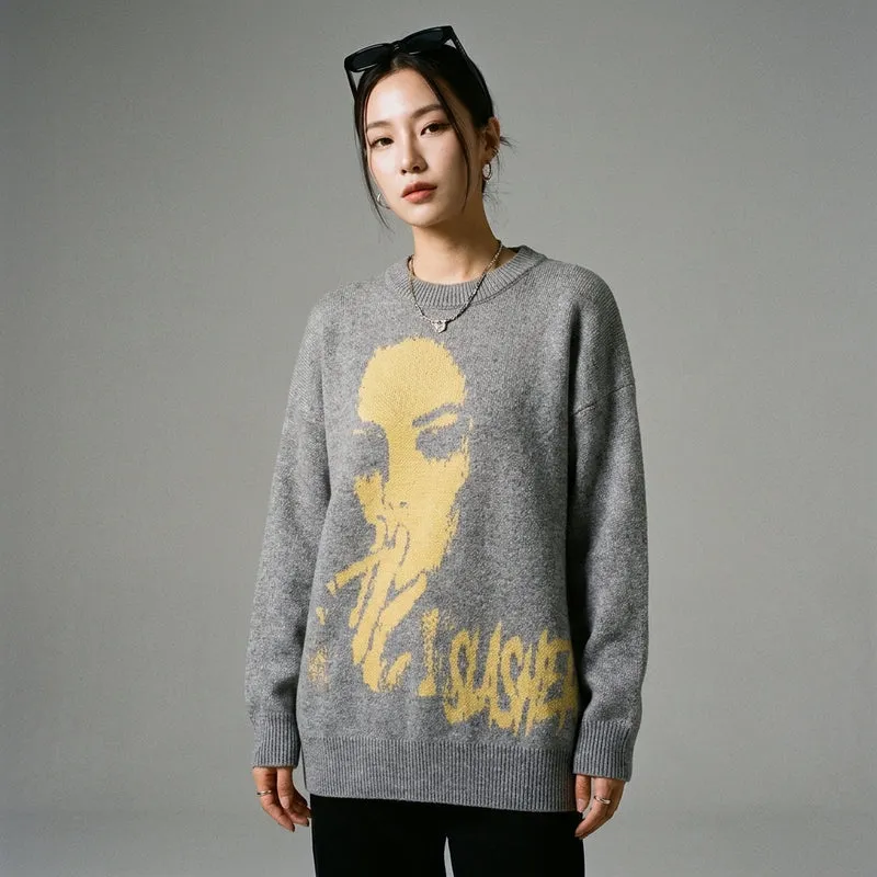 Pull Tricoté Streetwear