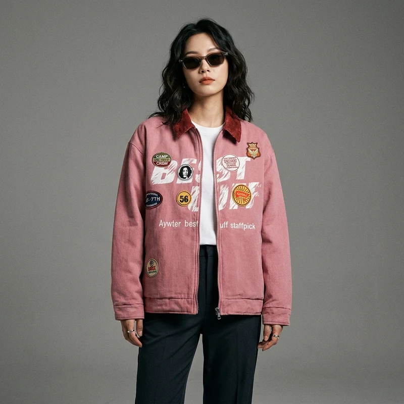 Veste Imprimée Oversize
