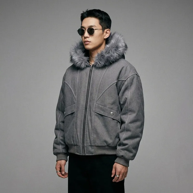 Veste à Capuche Streetwear Épaisse