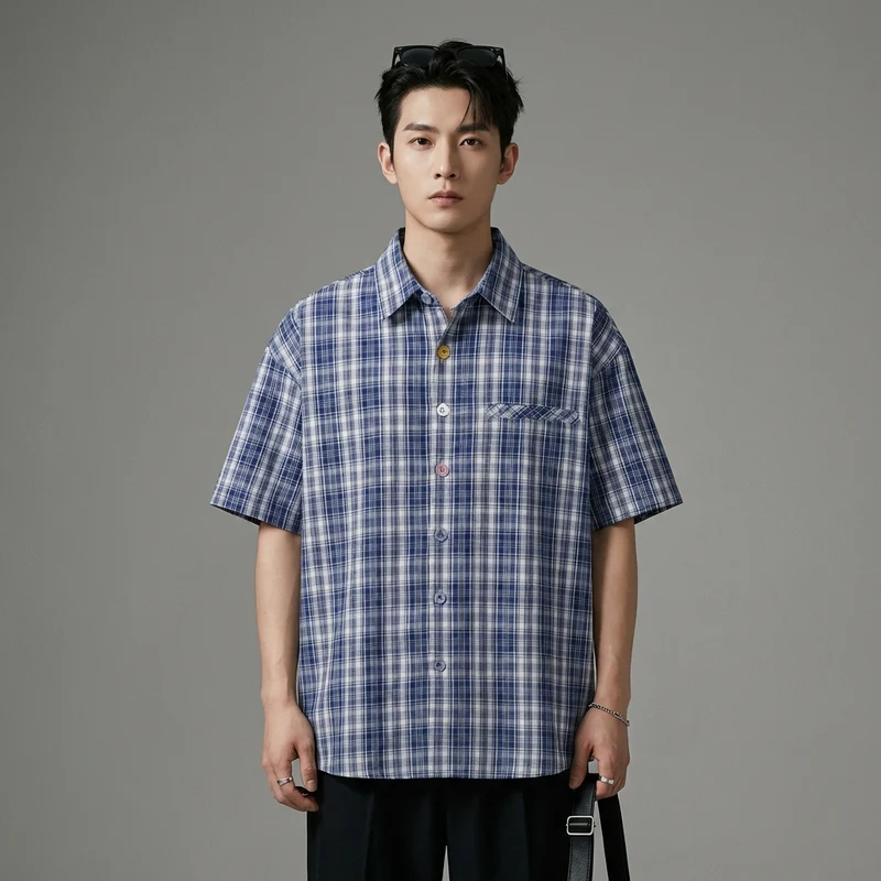 Chemise Carreaux Oversize