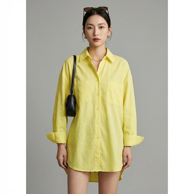 Chemise Oversize Unie