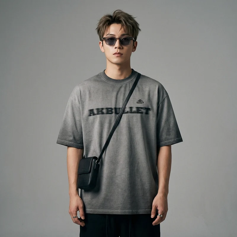 T-Shirt Imprimé Vintage Oversize