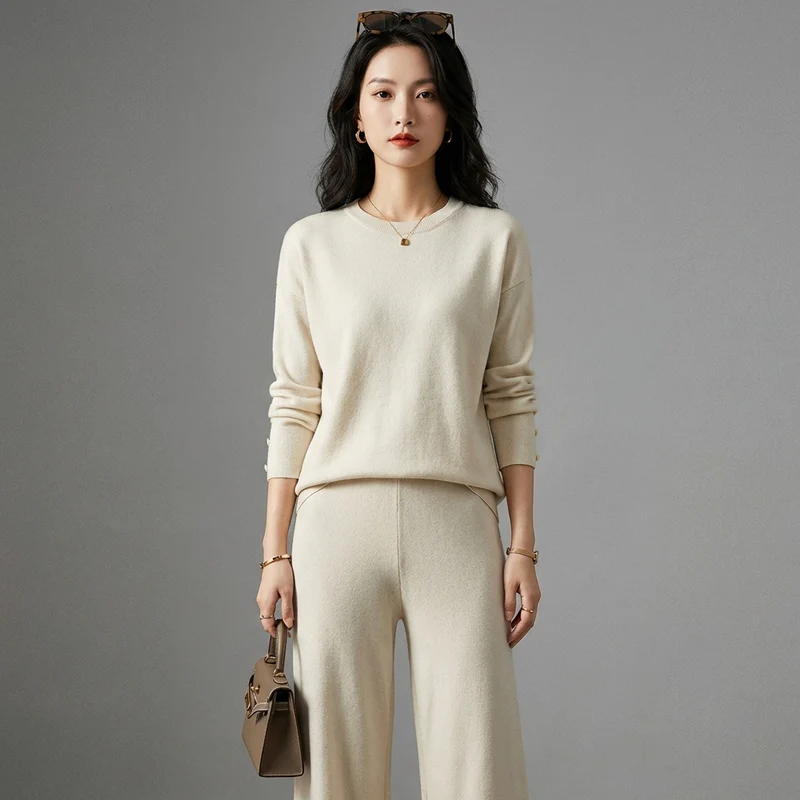 Ensemble Pull Pantalon Uni