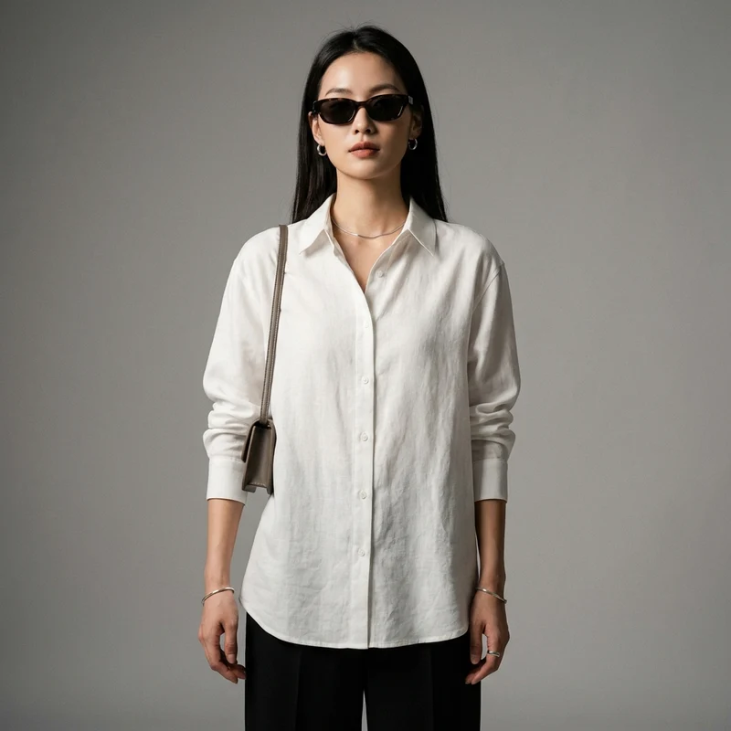 Chemise Oversize Lin Tencel