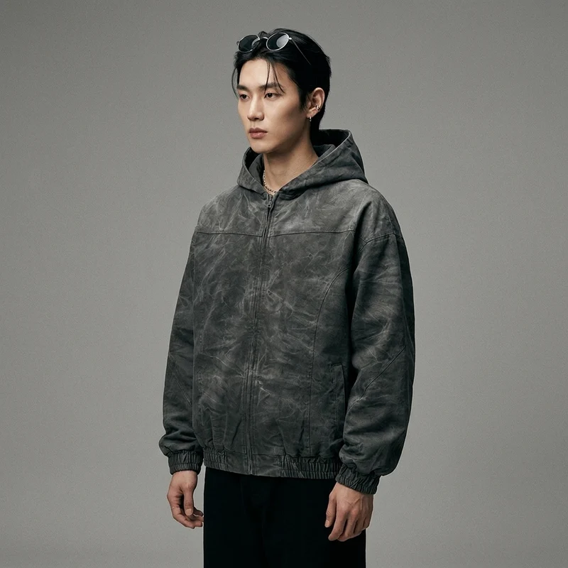 Veste à Capuche Tie-Dye Streetwear