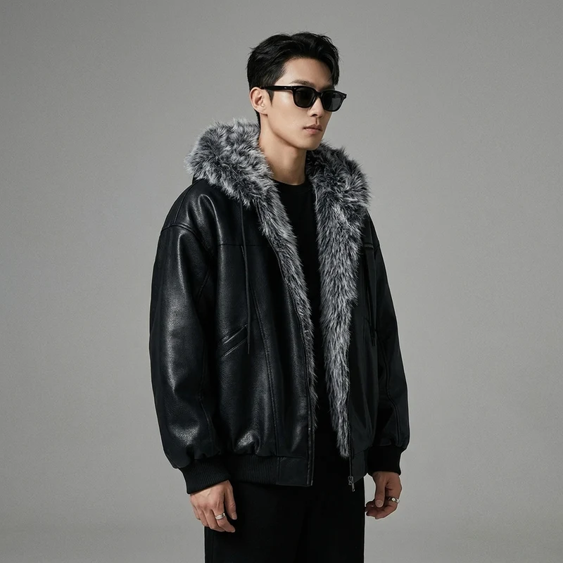 Veste Pilote Hivernale Capuche