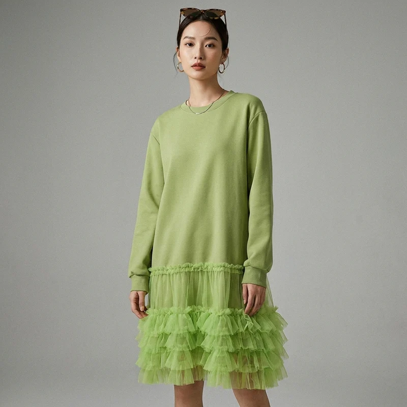 Robe Sweat à Capuche Longue
