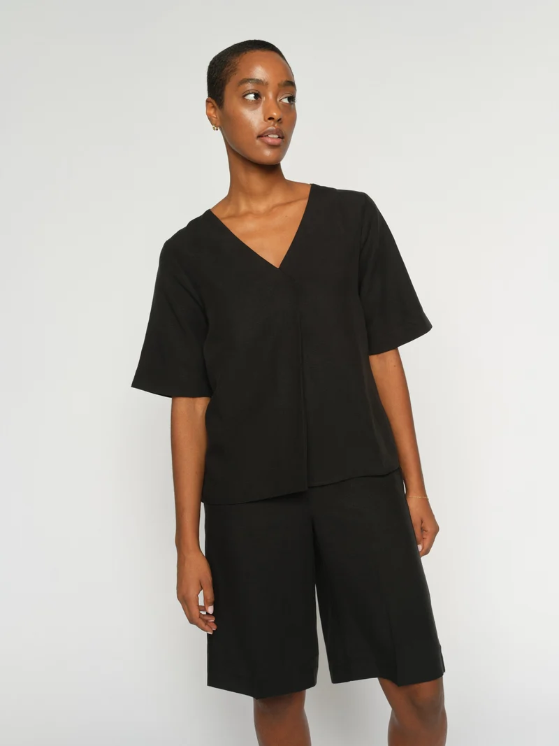 MMEmmie linen Bermuda Shorts