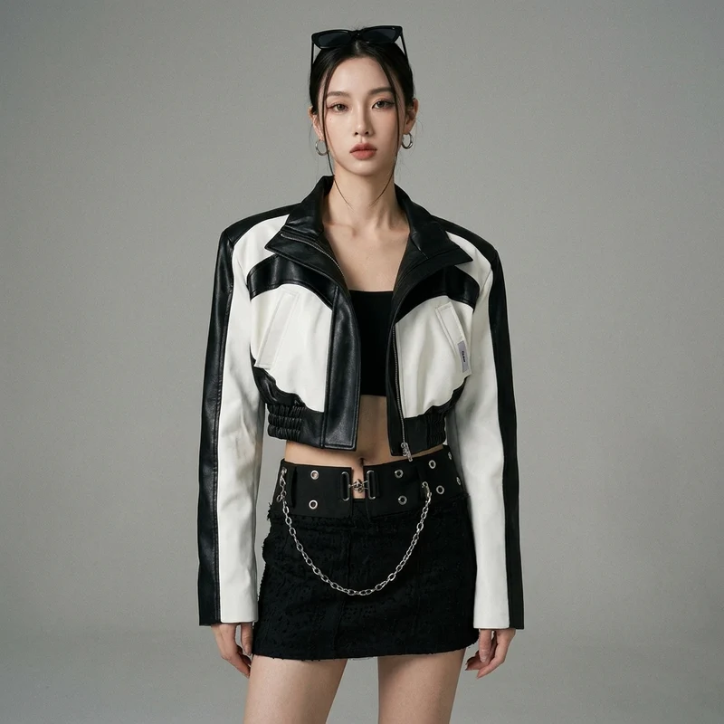 Veste Streetwear Col Montant