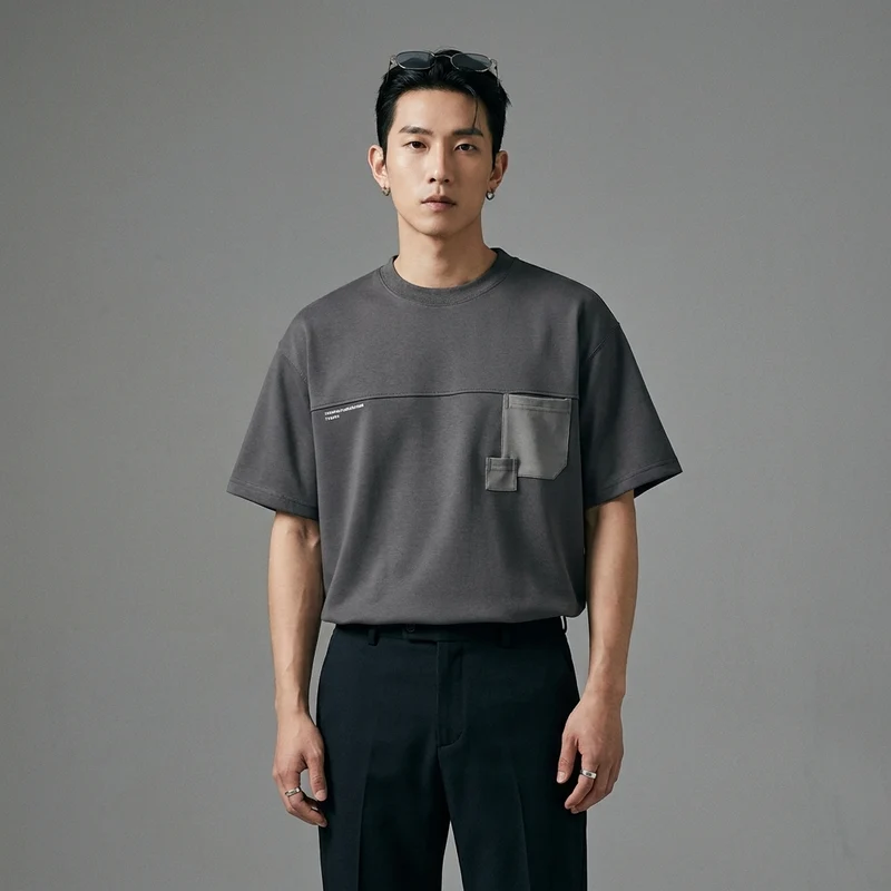 T-Shirt Oversize à Poche