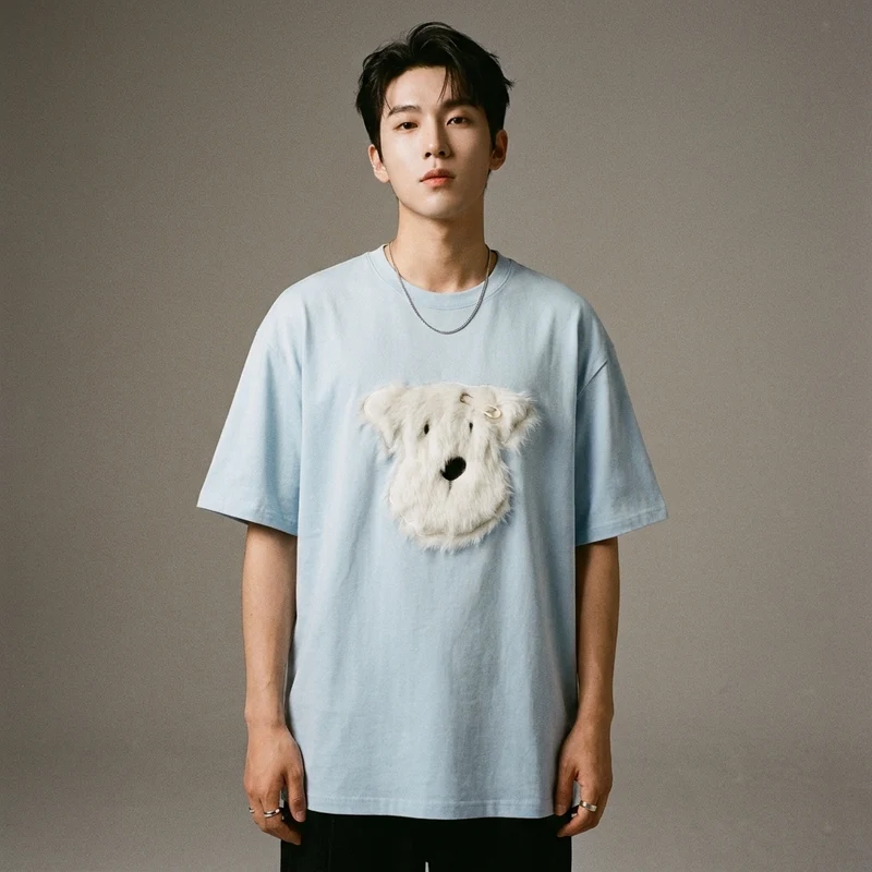 T-Shirt Oversize Imprimé Décontracté