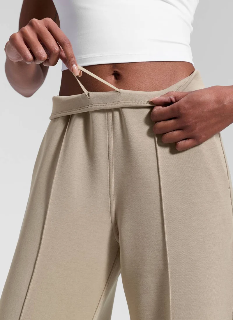 SoftAura Pintuck Straight Leg Sweatpant 30"