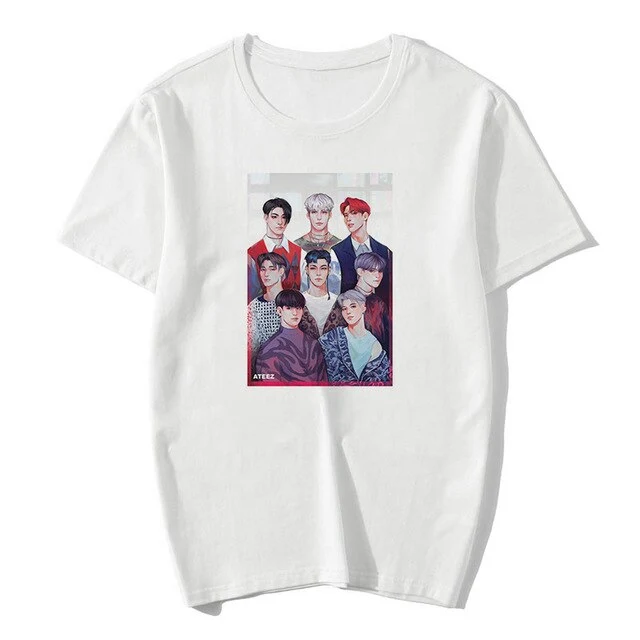 T Shirt Ateez Fan Art