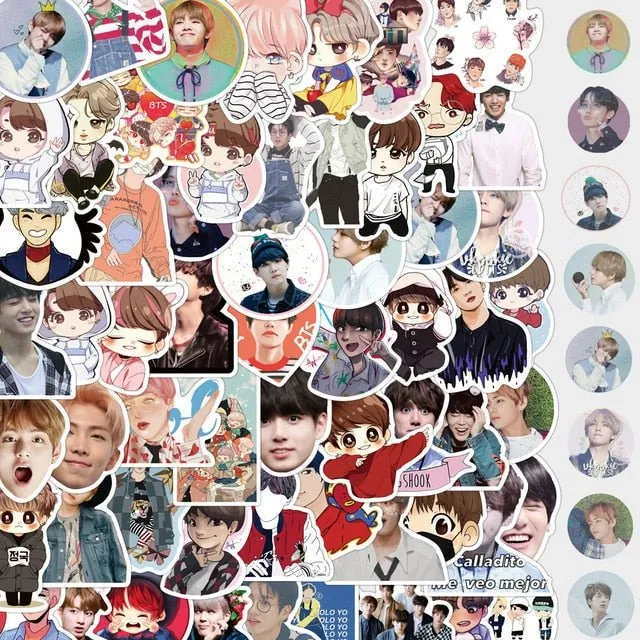 Autocollants Kpop BTS 76pc