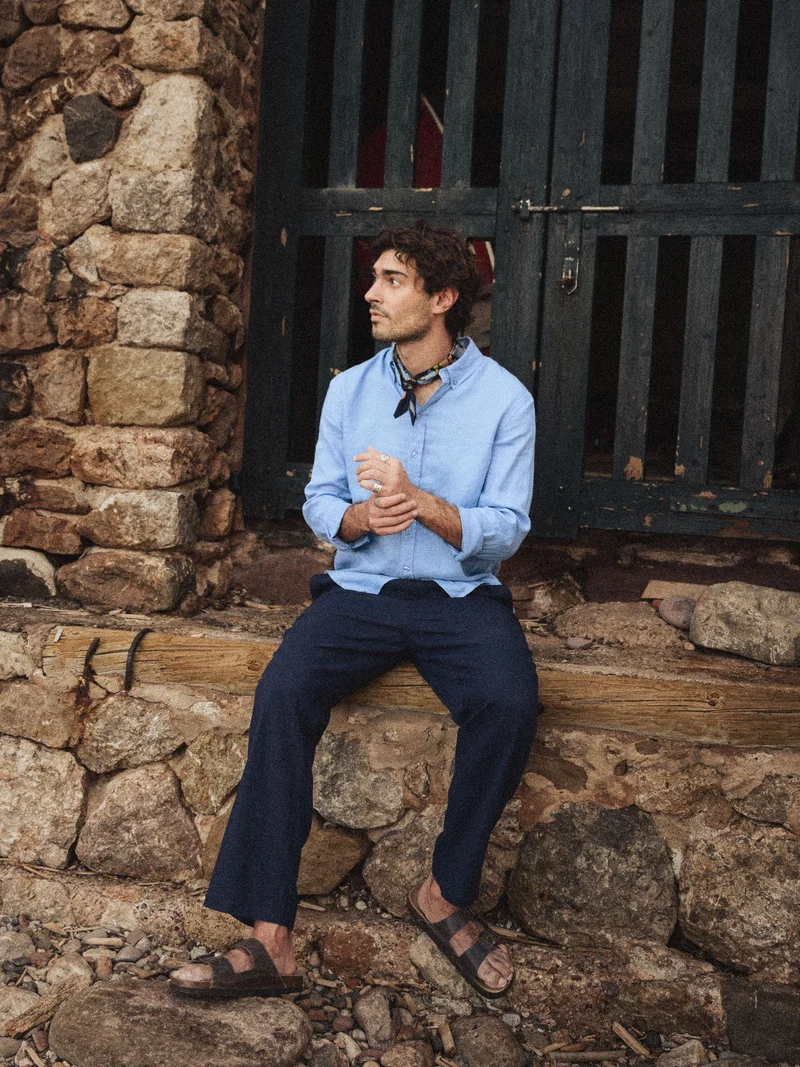 MMGMavi Linen Pant