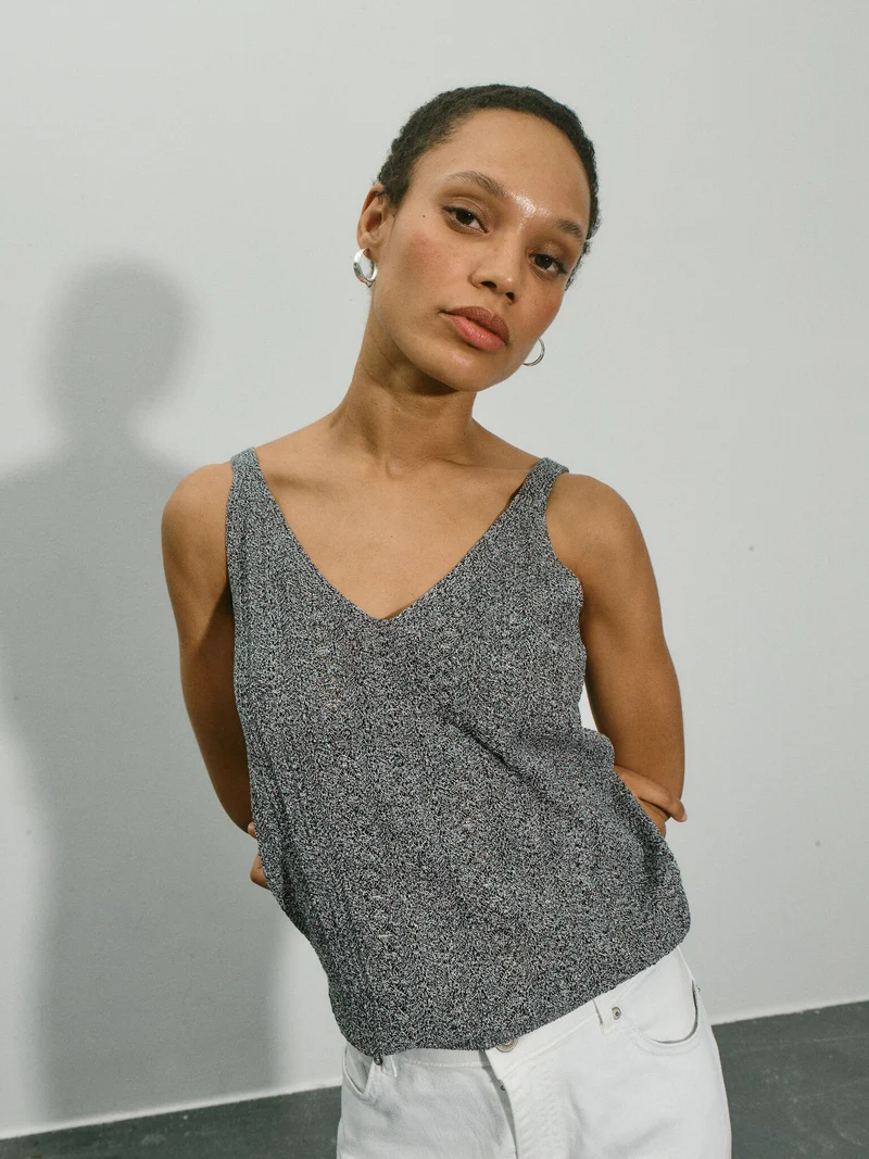 MMCressida Melange Knit Top