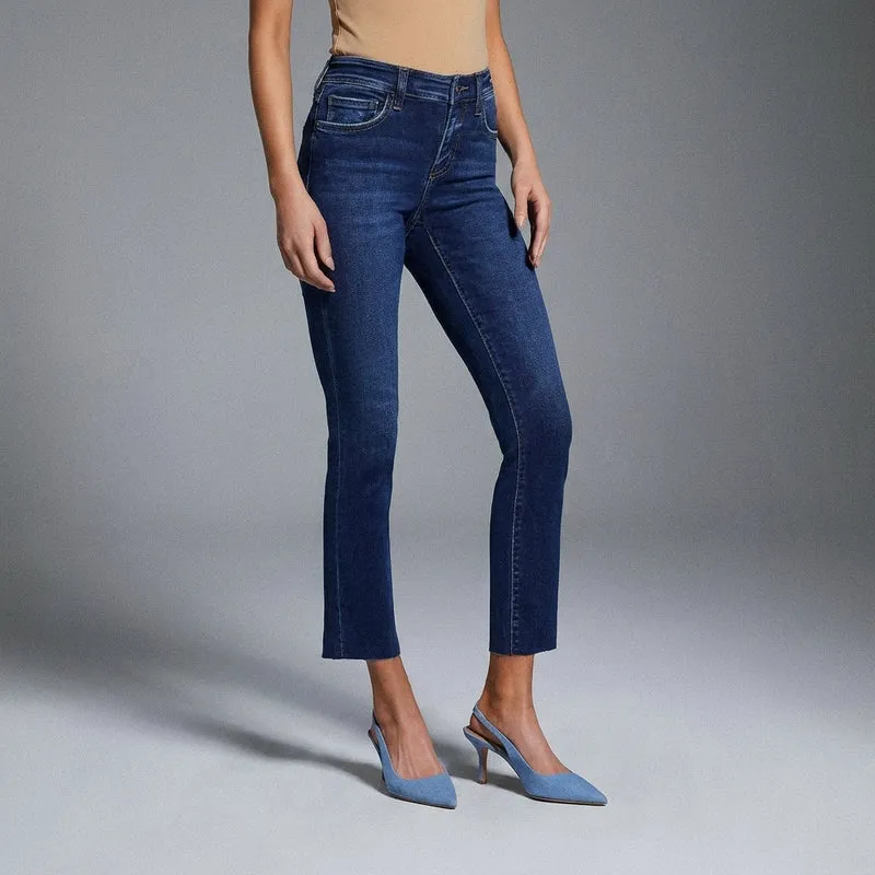 Jeans Slim Taille Haute